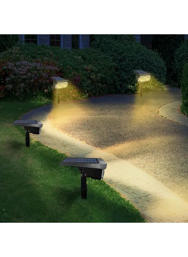 White Light Solar Lawn Landscape Spotlights 42LED Outdoor IP68 3 Modes - Image 2